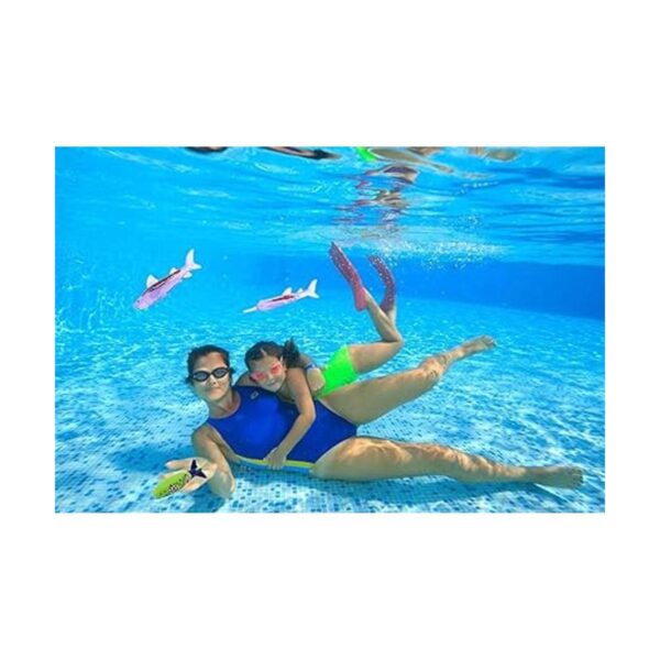 ZHFUYS Juguete de piscina para niños buceo torpedo lanzar_5