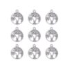 100 piezas de aleación de plata antigua árbol de la vida_1