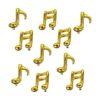 10 globos dorados con notas musicales globos de aluminio_1