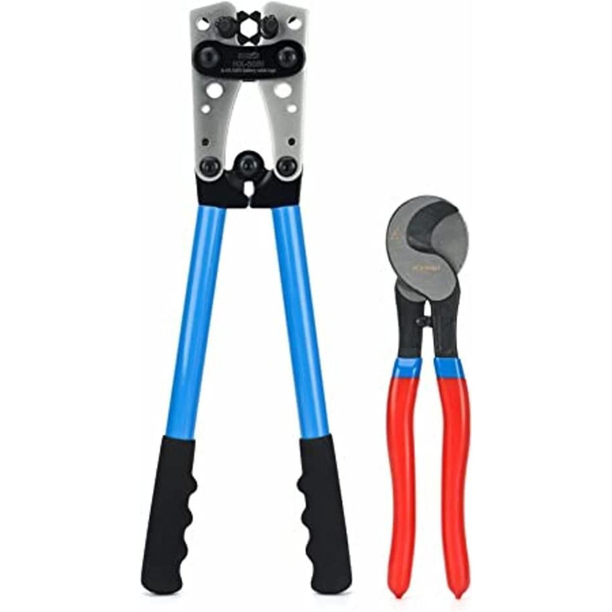 Alicate IWISS de electricista para pelar y cortar cables