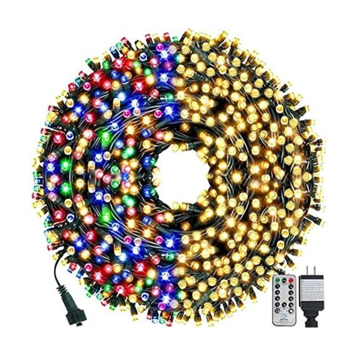 Chuya 300 luces LED de árbol de Navidad que cambian de