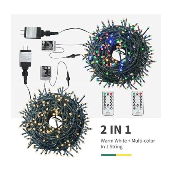 MZD8391 Cadena de luces de Navidad que cambian de color