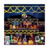 MZD8391 Luces LED de Navidad de 40 pies y 380 luces LED