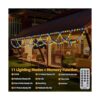 MZD8391 Luces LED de Navidad de 40 pies y 380 luces LED