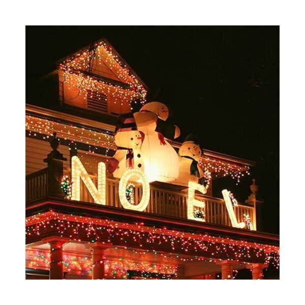 Decute Tira de luces de Navidad de 800 LED 8 modos_3