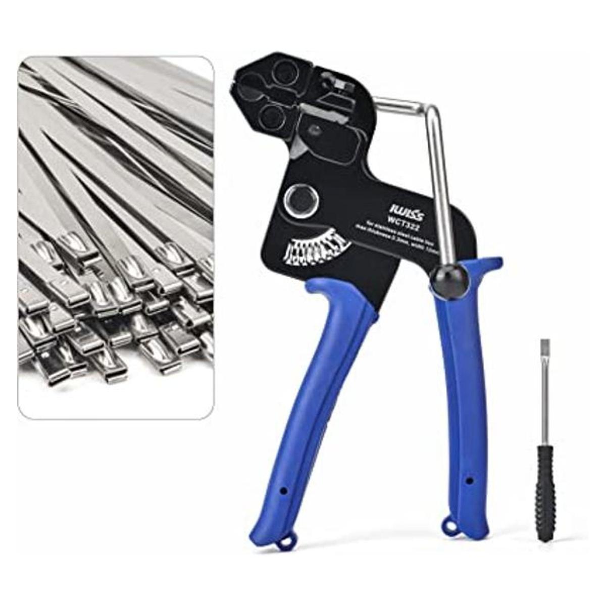 IWISS WCT322 Pistola de sujeción de cables de acero