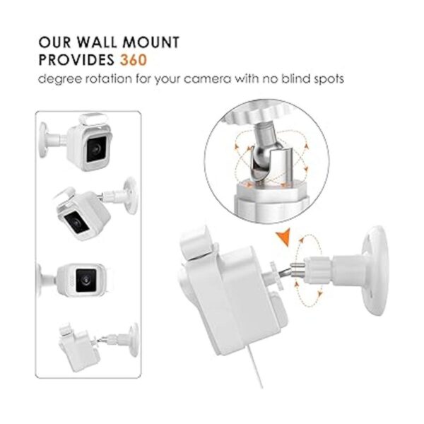 Soporte de pared para cámara Wyze Cam V3 paquete de 2