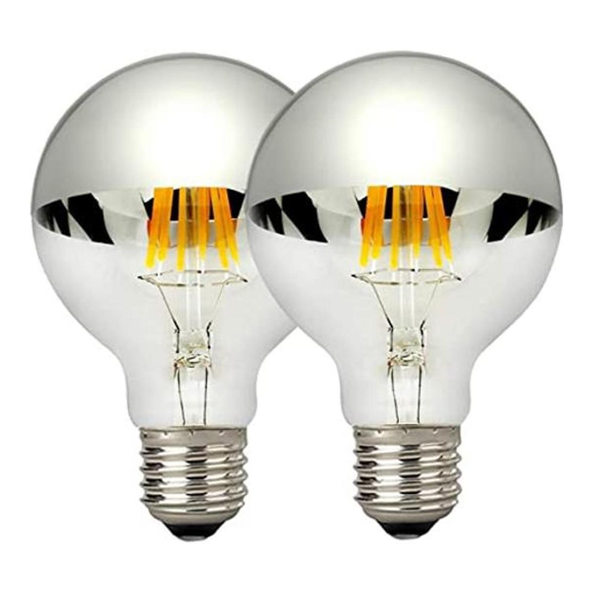 LUXON Luz de medio cromo regulable bombilla de filamento