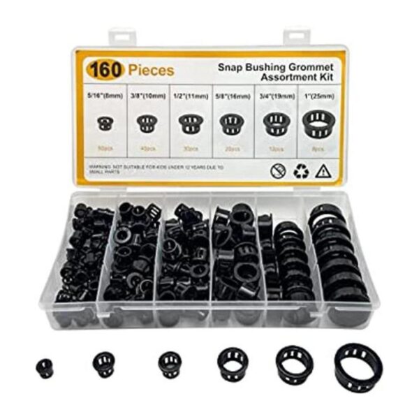 EASYEAH 160 piezas de buje a presión de cable protector_1