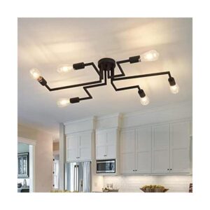 ZGLAOJT Lámpara de techo de 6 luces lámpara de techo_1