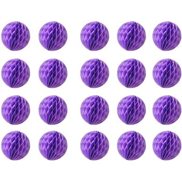 20 bolas de flores de panal de abejas para fiestas bolas_1