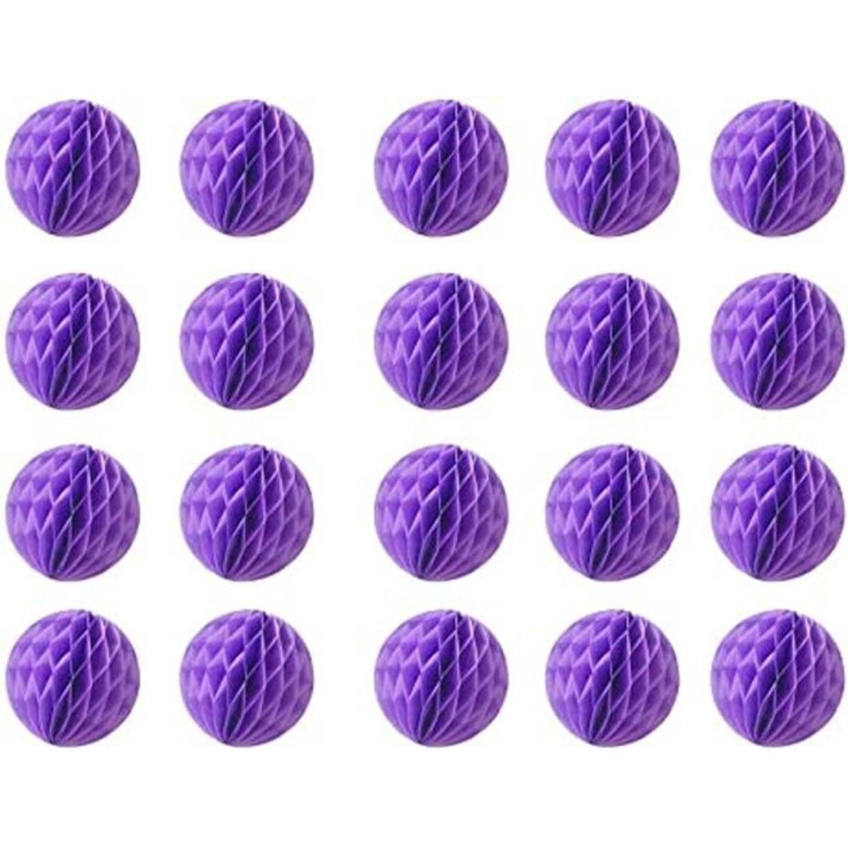 20 bolas de flores de panal de abejas para fiestas bolas