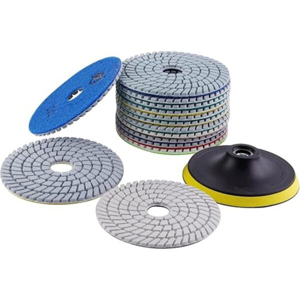 Juego de almohadillas de pulido húmedo de diamante 5