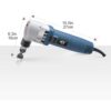 ZFE Nibbler eléctrico de metal de 380 W con rotor de alta