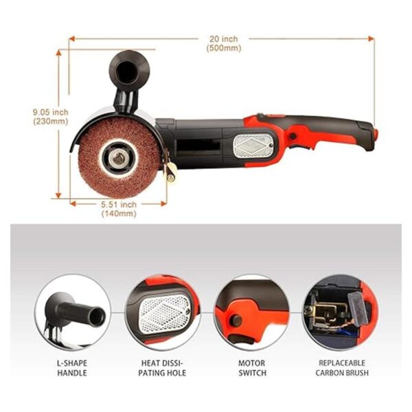 ZFE Máquina pulidora y lustradora de 1200 watts 110