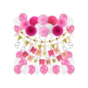 ZERODECO Pompones de papel para decoración de fiestas.