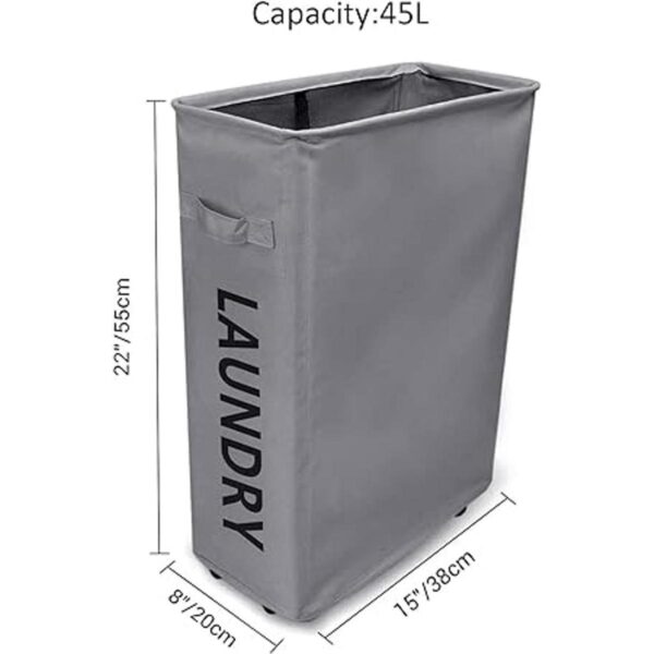 ZERO JET LAG Cesta delgada de 45 L sobre ruedas cesta de
