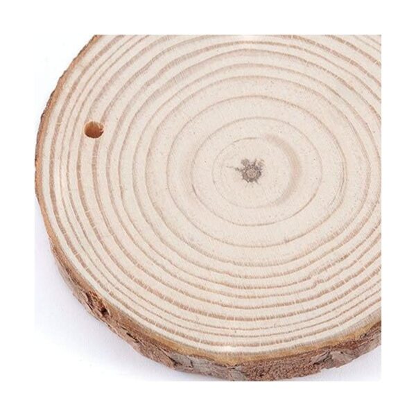 ZEONHEI 30 rebanadas de madera natural de 3.5 a 4_3