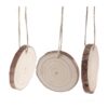 ZEONHEI 30 rebanadas de madera natural de 3.5 a 4_5