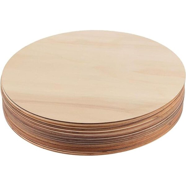 ZEONHAK 20 unidades de círculo de madera de 12.0 in para_5