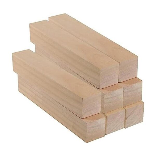 ZEONHAK 8 piezas 2 x 2 x 12 pulgadas madera de pino_1