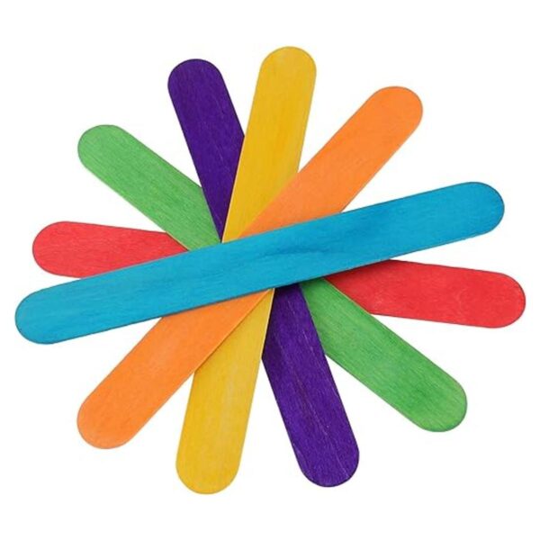 ZEONHAK 1000 palitos de paletas de colores de 6 pulgadas_4
