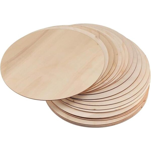 ZEONHAK 20 unidades de círculo de madera de 12.0 in para_6