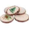 ZEONHEI 30 rebanadas de madera natural de 3.5 a 4_4