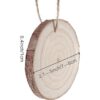 ZEONHEI 30 rebanadas de madera natural de 3.5 a 4_2