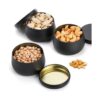 ZENFUN 24 latas de velas negras con tapas tarros de velas