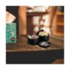 ZENFUN 24 latas de velas negras con tapas tarros de velas