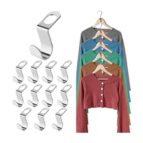 Ganchos de conector para percha de ropa paquete de 12
