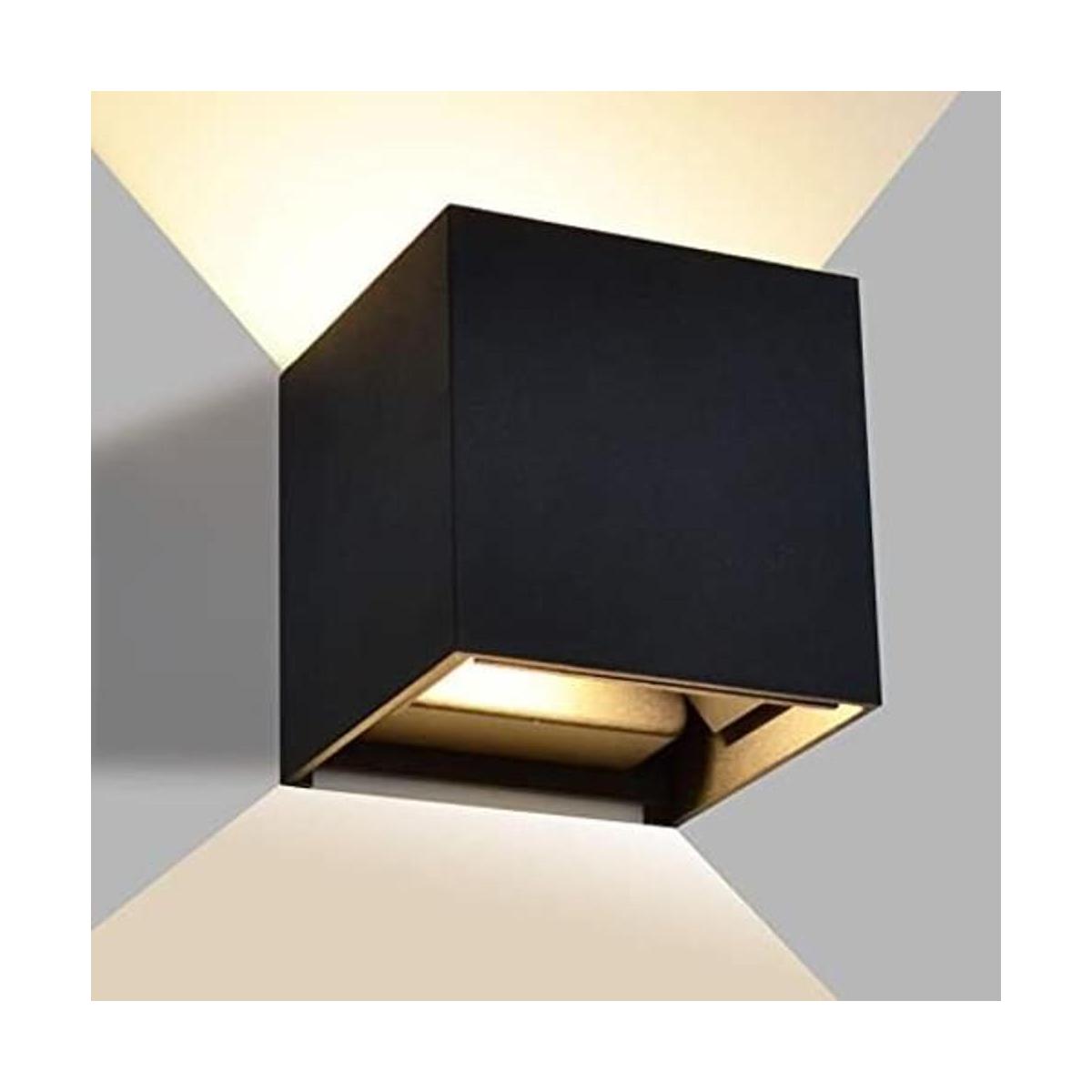 Aplique de pared luces arriba y abajo al aire libre luz