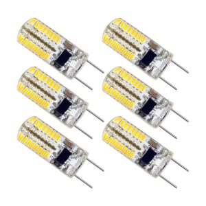 ZEEFO paquete por 6 bombillas led G8 intensidad variable