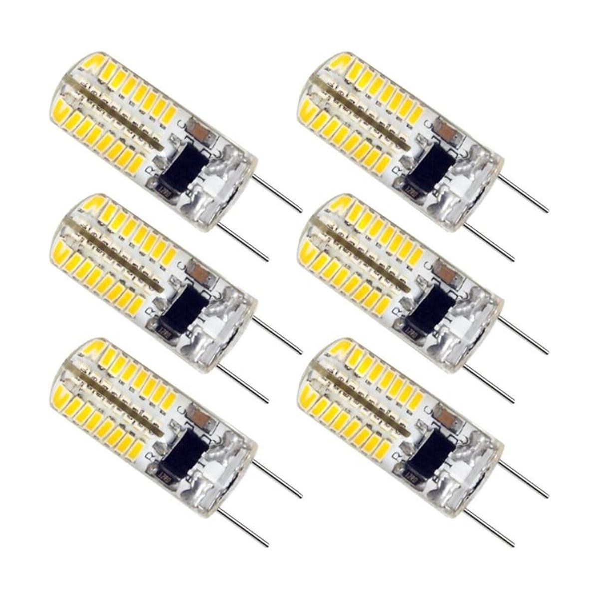 ZEEFO paquete por 6 bombillas led G8 intensidad variable