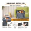 Asiento elevador de coche para perros medianos y pequeños_3