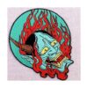 Parche bordado de Samurai Hannya oni para coser o planchar_3