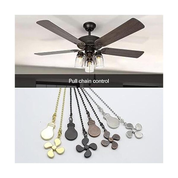 Juego de cadenas de tirador de ventilador de techo 4_5