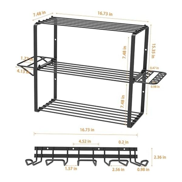ZEAKOC Organizador de herramientas eléctricas soporte de_4