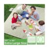 ZAZE Manta de picnic extra grande para exteriores 80 x 80_2