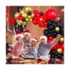 Kit de arco de guirnalda de globos rojos y negros 157_6