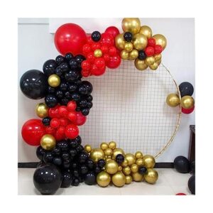 Kit de arco de guirnalda de globos rojos y negros 157_1