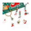 Cuentas de arcilla de Navidad 24 estilos de colgantes