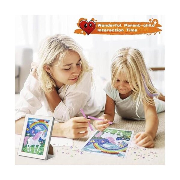 ZALIAFEI Pintura de diamantes para niños con marcos kit_2