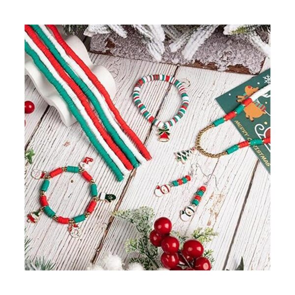 Cuentas de arcilla de Navidad 24 estilos de colgantes