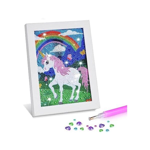 ZALIAFEI Pintura de diamantes para niños con marcos kit_1
