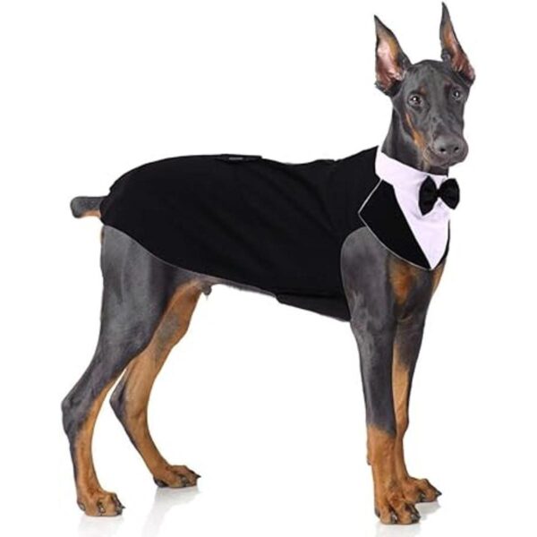 ZARYIEEO Conjunto de esmoquin para perro traje de fiesta