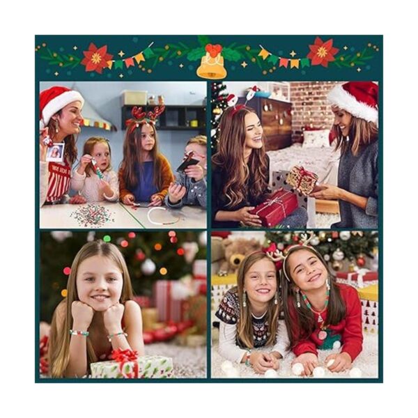 Cuentas de arcilla de Navidad 24 estilos de colgantes