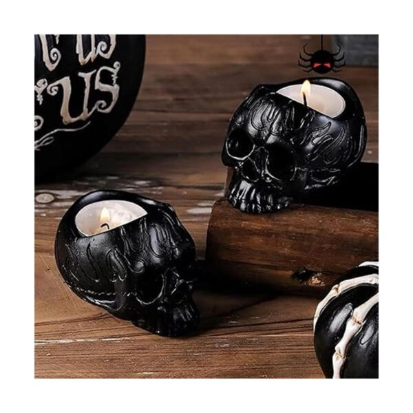 Portavelas de calavera molde portavelas para candelabros_4