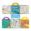 Juego de 3 libros de calcomanías reutilizables para niños_1
